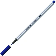 Stabilo: Pen 68 brush rotulador pincel azul oscuro