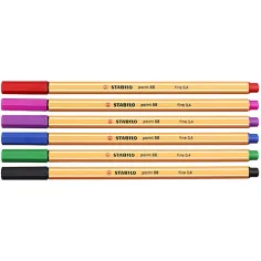 imagen de Stabilo: Point 88 conjunto de 6 rotuladores de colores diferentes 2