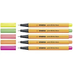 imagen de Stabilo: Point 88 Mini neón rotulador set de 5 piezas 2