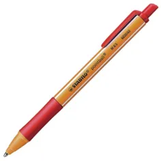 Stabilo: Pointball bolígrafo de botón de 0,5 mm rojo