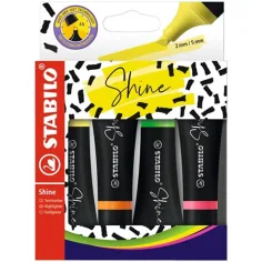 Stabilo: Set de resaltadores Shine de 4 piezas