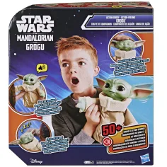 imagen de Star Wars: Action Buddy Grogu figura de peluche interactiva – Hasbro 3