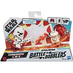 Star Wars Battle Bobblers BB-8 vs Stormtrooper figura con pinza - Hasbro