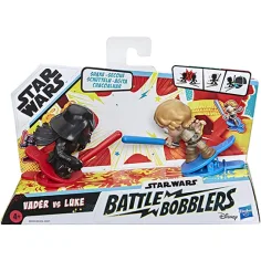 Star Wars Battle Bobblers Vader vs Luke figura con pinza - Hasbro