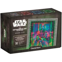Star Wars Puzzle metamórfico de 520 piezas con marco y luz RGB LED - Clementoni