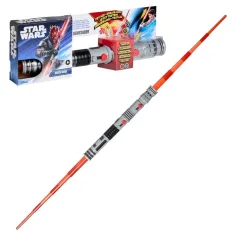 imagen de Star Wars Sable de luz de doble hoja: sable de luz electrónico desplegable de Darth Maul - Hasbro 2