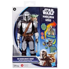 Star Wars: Set de figuras de acción de Mandalorian y Grogu con sonido - Hasbro