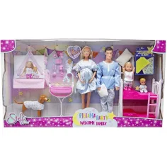 Steffi Love – Juego de familia Fiesta de pijamas - Simba Toys