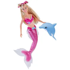 imagen de Steffi Love: Muñeca sirena con cola suave - Simba Toys 2