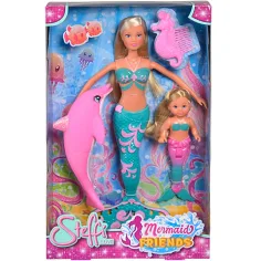 Steffi Love: Muñeca sirena con Évi y delfín - Simba Toys