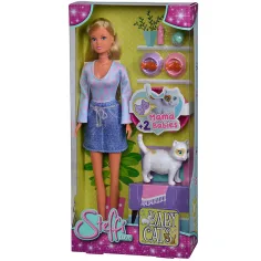 imagen de Steffi Love: Muñeca Steffi de cabello rubio con gatitos y accesorios 29cm - Simba Toys 5