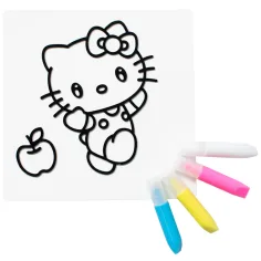 imagen de Sticker Art: Set de pegatinas para colorear de Hello Kitty varios 1ud - Comansi 3