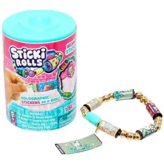 Sticki Rolls: Pulsera sorpresa con pegatinas en cápsula