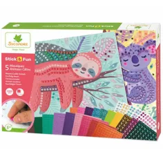 Stick'N Fun kit de creación de mosaicos - Animales adorables