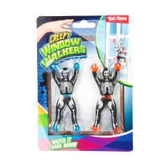 Sticky Man: Figura de esqueleto trepador de ventana set de 2 piezas