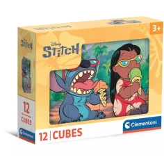 Stitch 12 piezas de bloques de cuentos - Clementoni
