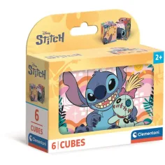 Stitch 6 piezas de cubos de cuentos - Clementoni