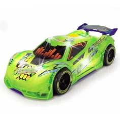 imagen de Streets Beatz: Speed Tronic coche neon verde con luz y sonido 20 cm - Dickie Toys 2