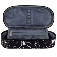 imagen de St.Right: Clever Bunny estuche ovalado de conejito en color negro 23cm 2