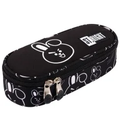 St.Right: Clever Bunny estuche ovalado de conejito en color negro 23cm