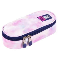 St.Right: Estuche ovalado rosa pastel cielo 23cm