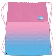 St.Right Mochila de deporte degradado rosa-azul 34x43cm