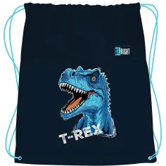 St.Right Mochila deportiva T-Rex azul, 34x43cm