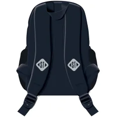imagen de St.Right Mochila escolar con estampado de T-Rex azul, mochila BP70 32x22x11,5cm 2