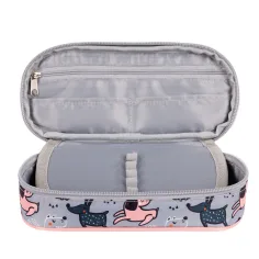 imagen de St.Right My Little Friends Grey York estuche ovalado 23cm 2
