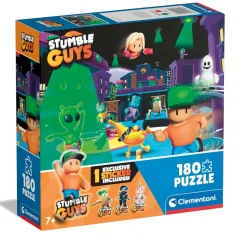 Stumble Guys 3 rompecabezas de 180 piezas - Clementoni