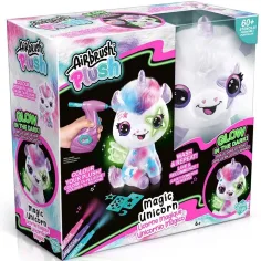 Style4Ever Set de unicornio que brilla en la oscuridad y es coloreable
