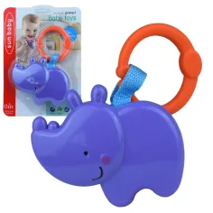 Sun Baby: Divertido hipopótamo BPA libre sonajero