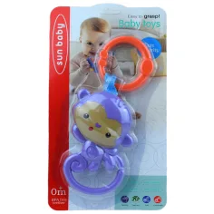 imagen de Sun Baby: Divertido mono morado sin BPA para bebés 4