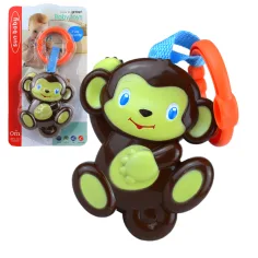 Sun Baby: Divertido mono sonajero libre de BPA