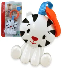 Sun Baby: Divertido tigre blanco libre de BPA sonajero