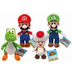 Super Mario: Figuras de peluche en varias versiones 20cm 1ud