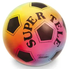 Super Tele Rainbow BioBall balón de goma 23cm - Mondo Toys