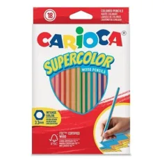 Supercolor lápiz de colores set de 18 piezas - Carioca