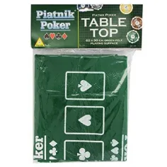 Superficie de juego de póker de fieltro 60 x 90cm - Piatnik