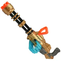 imagen de SuperShoot: Ametralladora electrónica de esponja gigante con balas y batería de 70cm 2