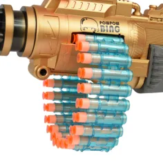imagen de SuperShoot: Ametralladora electrónica de esponja gigante con balas y batería de 70cm 8