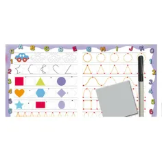 imagen de Tabla de dibujo para el desarrollo de habilidades con rotulador borrable: Formas - D-Toys 2