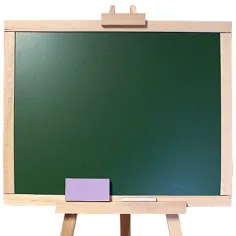 imagen de Tabla de dibujo magnética de madera natural 2