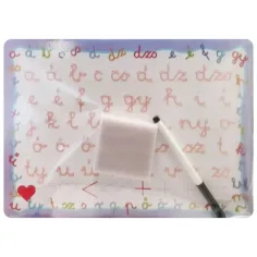 imagen de Tabla de dibujo para el desarrollo de habilidades con rotulador borrable: Letras - D-Toys 2