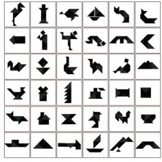 imagen de Juego geométrico Tangram - Piatnik 3