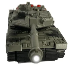 imagen de Tanque Leopard 2 RC a control remoto con efectos de luz 23cm 4