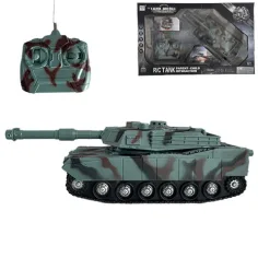 Tanque M1 Abrams teledirigido con camuflaje urbano con luz y sonido 1/32 de escala 23cm