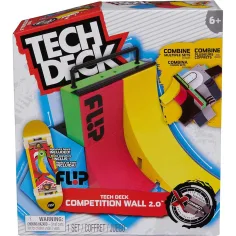 Tech Deck: Pista de Competición Wall 2.0 con patineta especial - Spin Master