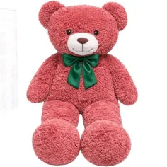 Teddy Greetings: Berry Hugs oso de peluche rojo en caja de regalo 120cm