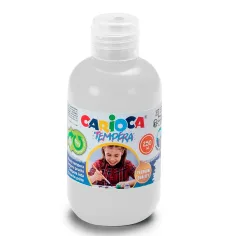 Tempera blanca de 250 ml - Carioca